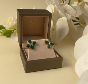 BLOOM - MALACHITE EARRINGS