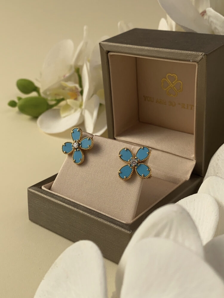 BLOOM - TURQUOISE EARRINGS