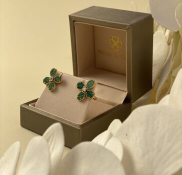 BLOOM - MALACHITE EARRINGS