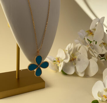 BLOOM - TURQUOISE LONG NECKLACE