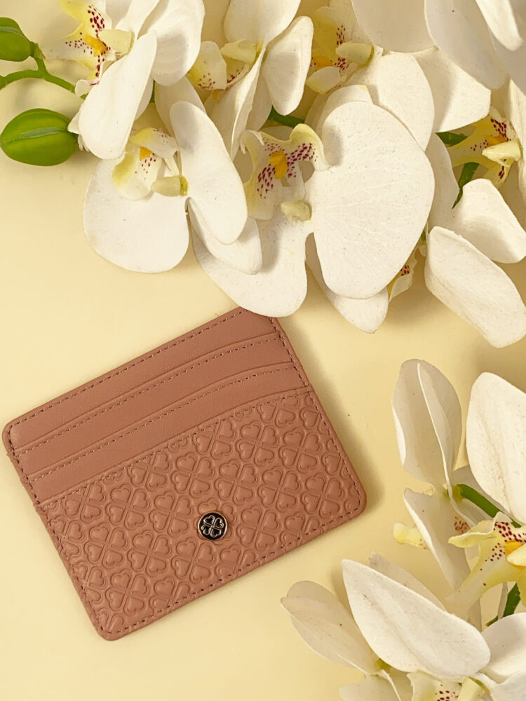 RITZY CLASSIC CARDHOLDER - NUDE PINK