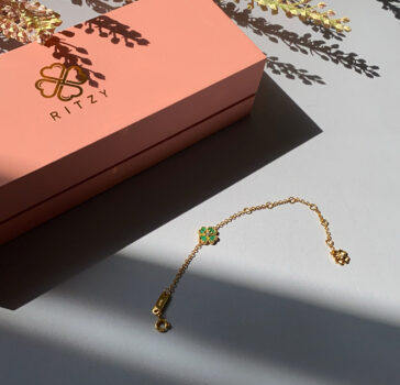 Rosé - Baby malachite bracelet - سوارة اطفال