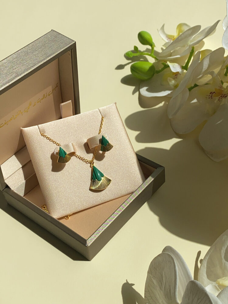 SPIRIT OF LOVE - MALACHITE SET