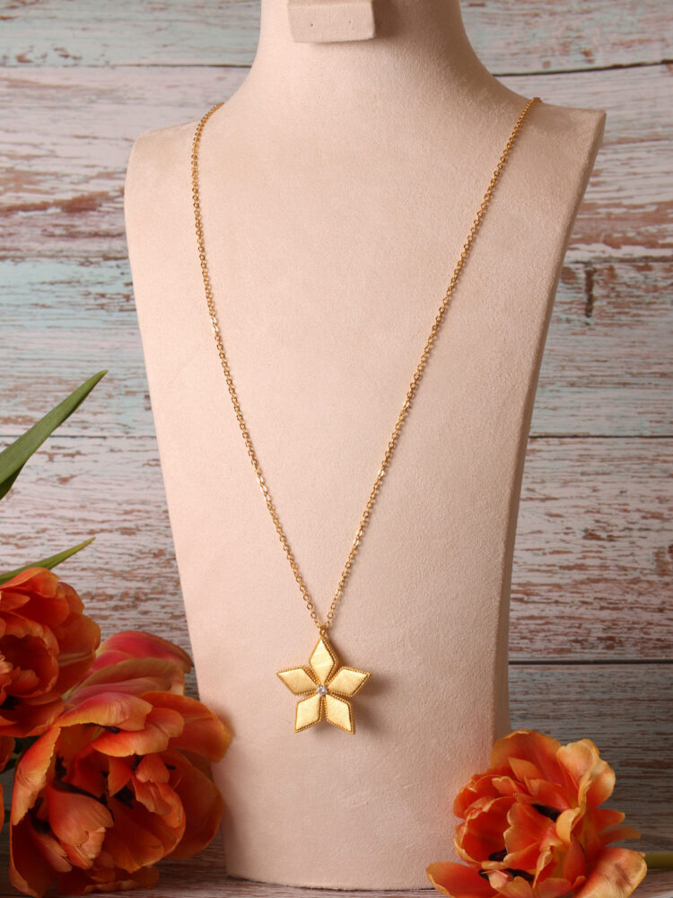 STELLA - golden LONG NECKLACE