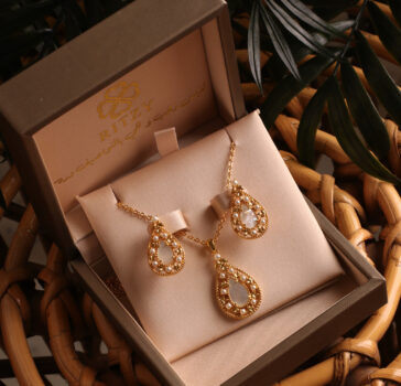 DANA - Peal Necklace & Earrings SET