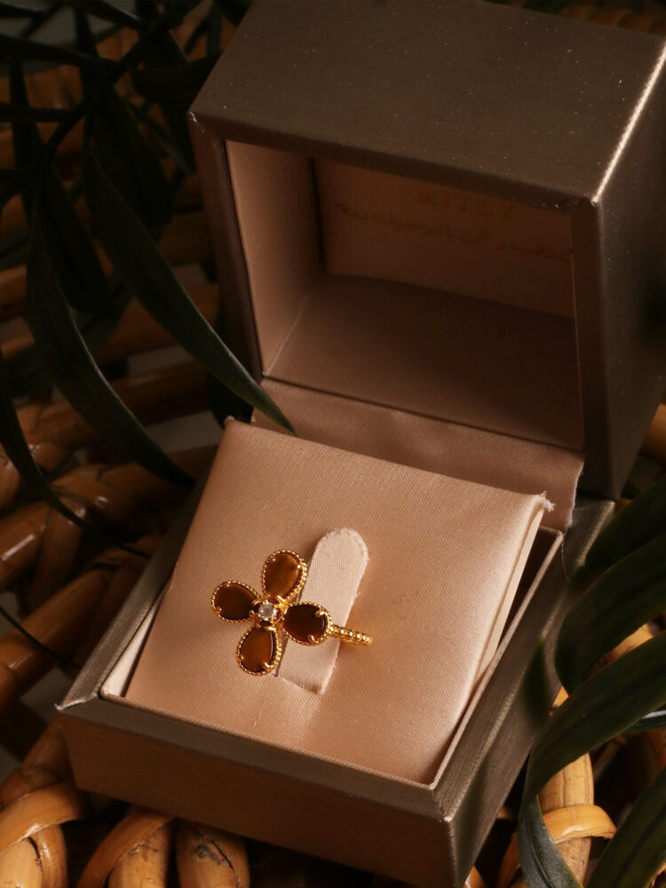 BLOOM - Tiger eye Ring