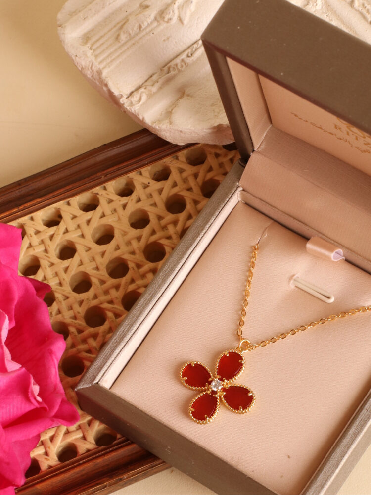 BLOOM - LIMITED Carnelian Necklace