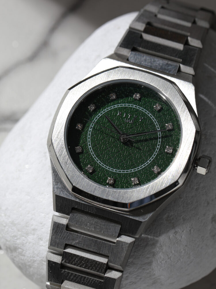 RITZY CLASSIC WATCH  - GREEN