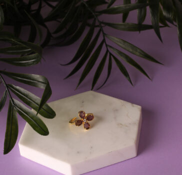 BLOOM- Amethyst ring