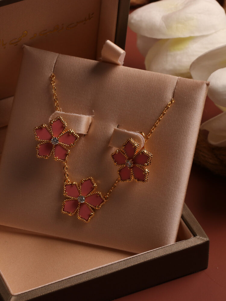 PIVOINE - Pink Turquoise set