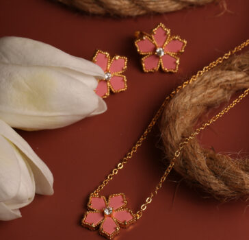 PIVOINE - Pink Turquoise set