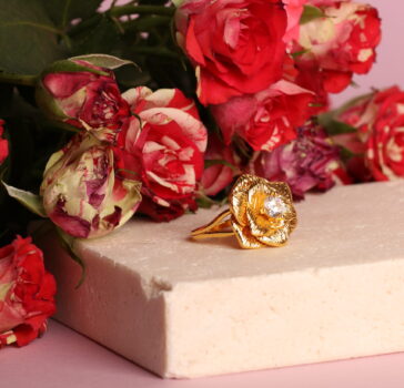 Golden petals - Ring