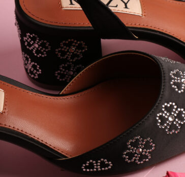 Ritzy Crystal HEEL - Black