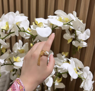 The Love - golden pearls- ring