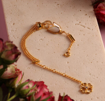 THE LOVE - GOLDEN PEARLS - bracelet