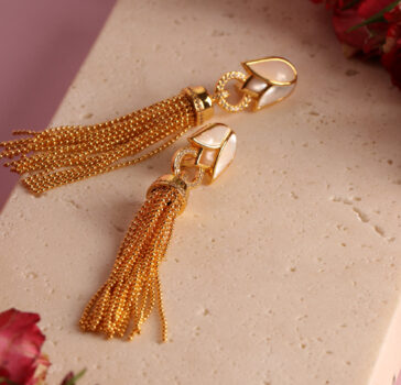 THE LOVE - GOLDEN PEARLS - EARRINGS