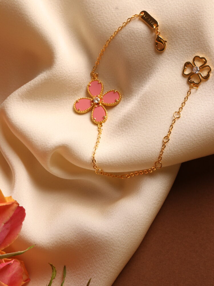 Bloom - Pink Turquoise Bracelet