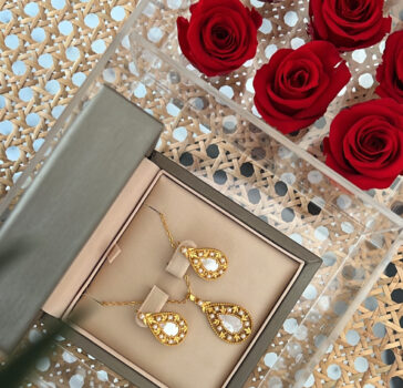 Dana Pearl set - gift box