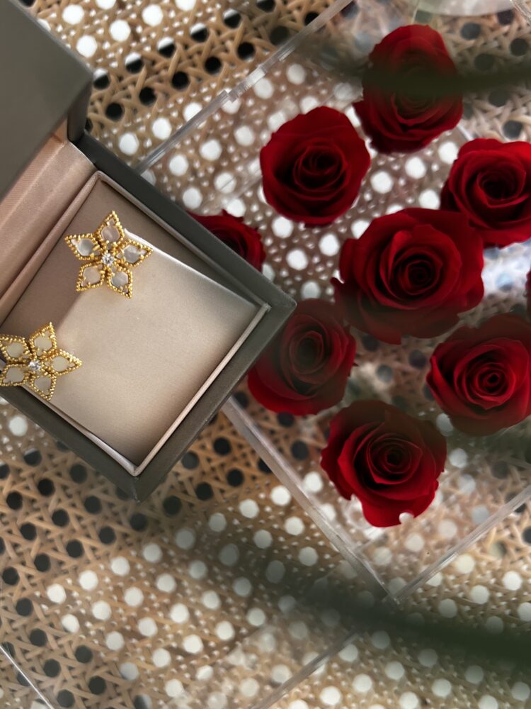 Stella pearl Earrings - gift box