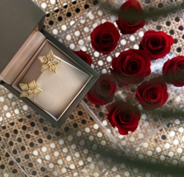 Stella pearl Earrings - gift box