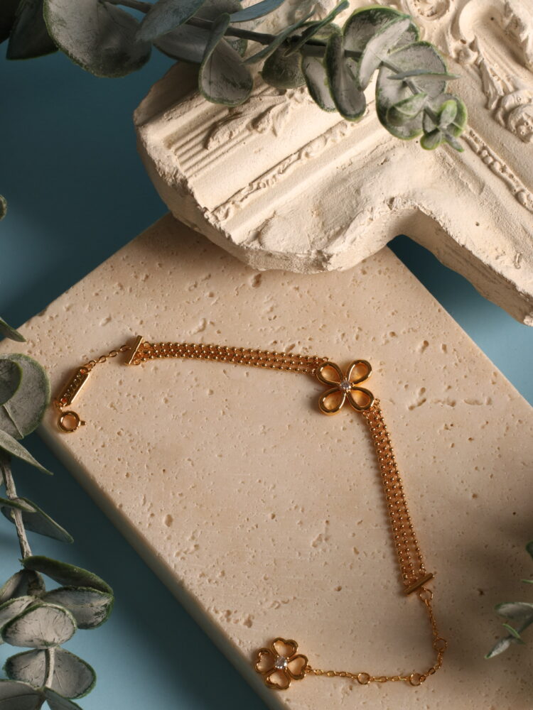 The Golden Bloom Bracelet