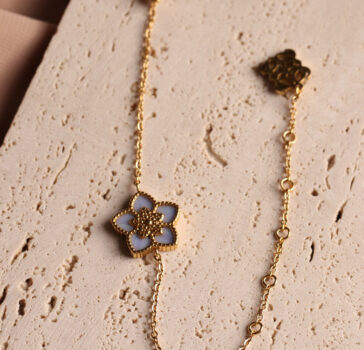 JORY - 1 flower ( Blue) bracelet - limited