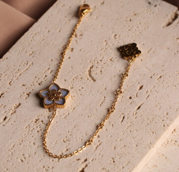 JORY - 1 flower ( Blue) bracelet - limited