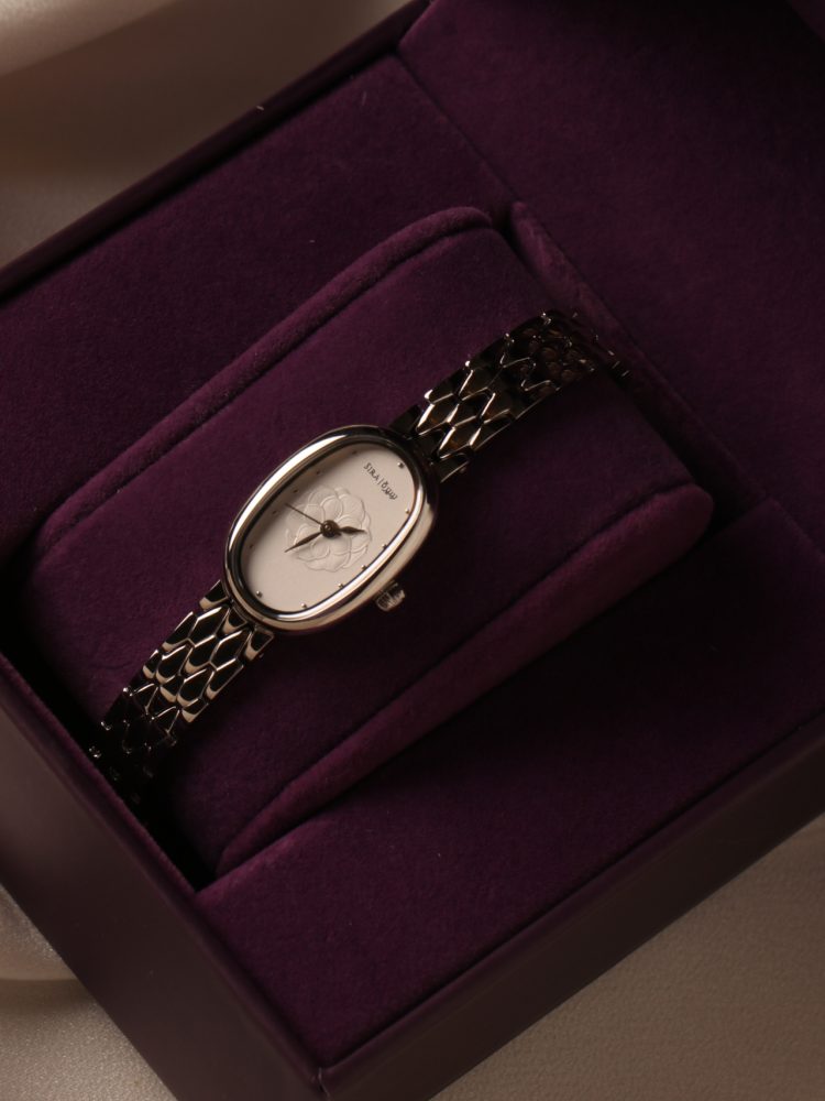 Sadeem – Rose  Sira Oval - Silver Rose Dial